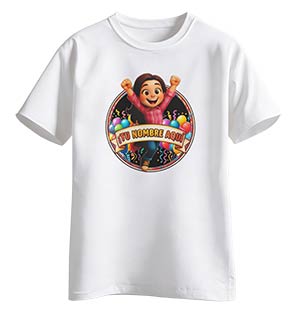 Playera para todos los invitados Sissi