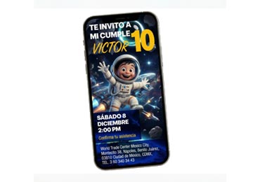Invitación digital personalizada